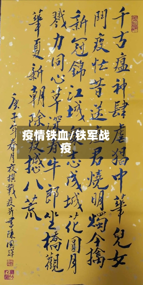 疫情铁血/铁军战疫-第1张图片