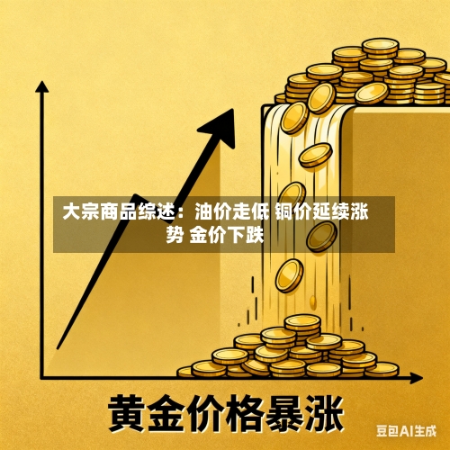 大宗商品综述:油价走低 铜价延续涨势 金价下跌